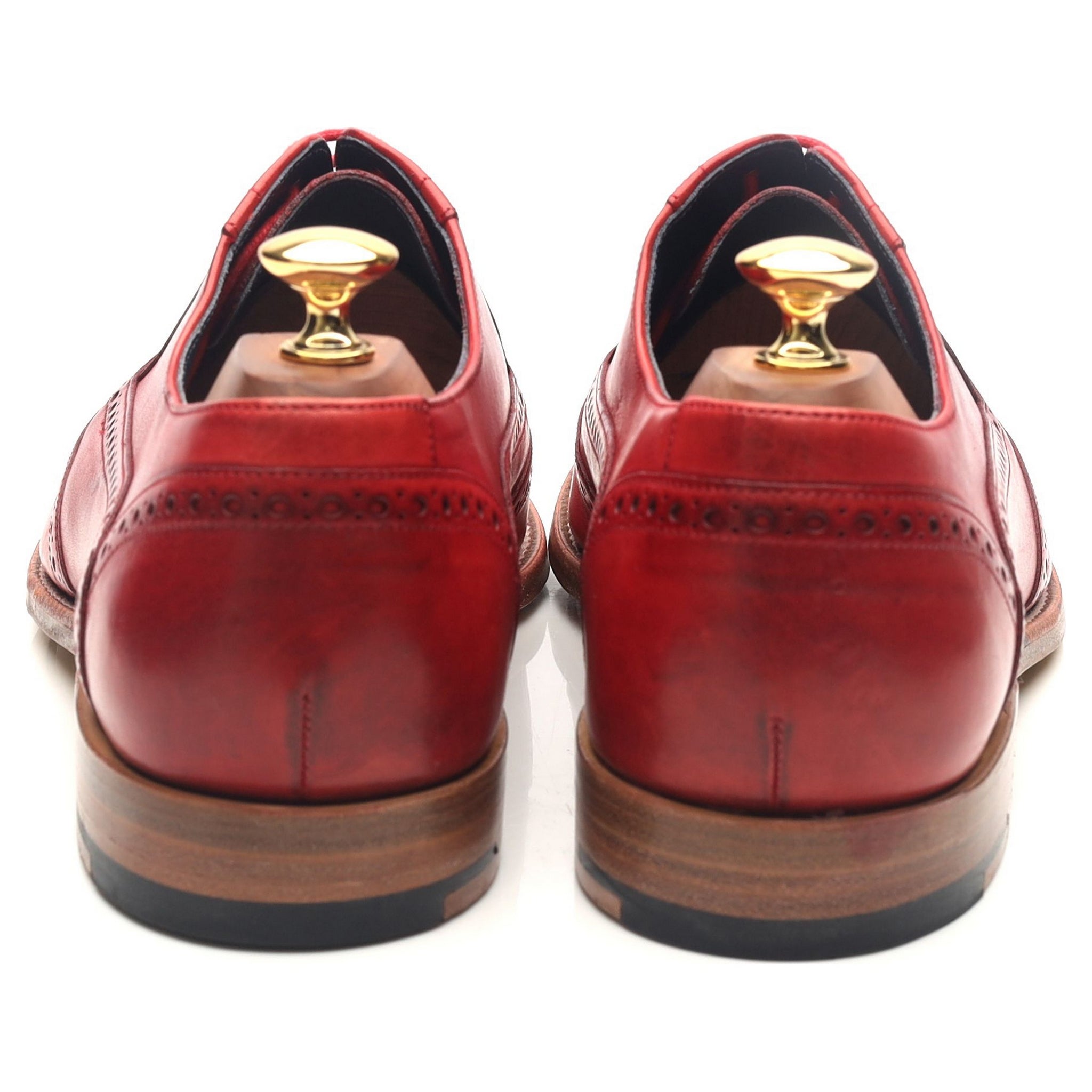 Barker Valiant derbies cuir rouge pointure 9
