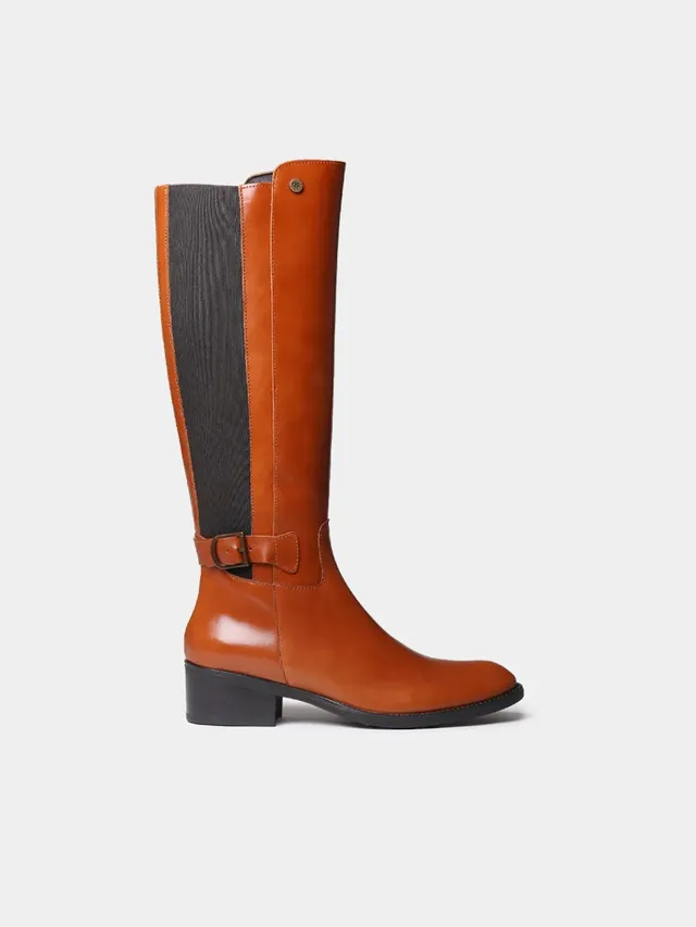Toni Pons Tacoma-P botte haute cuir talon 3,5 cm