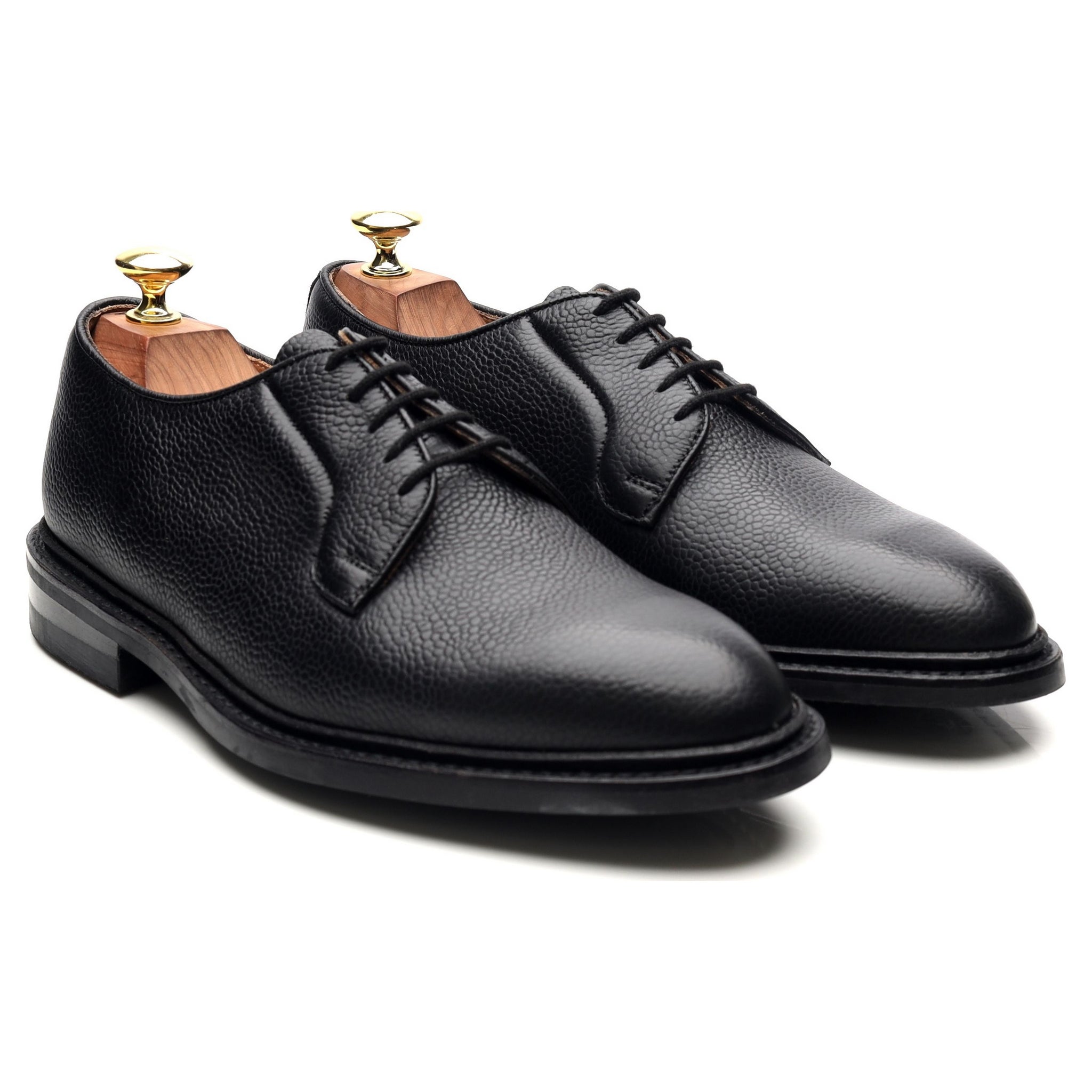 Tricker's Fenwick derby cuir noir grainé UK 7