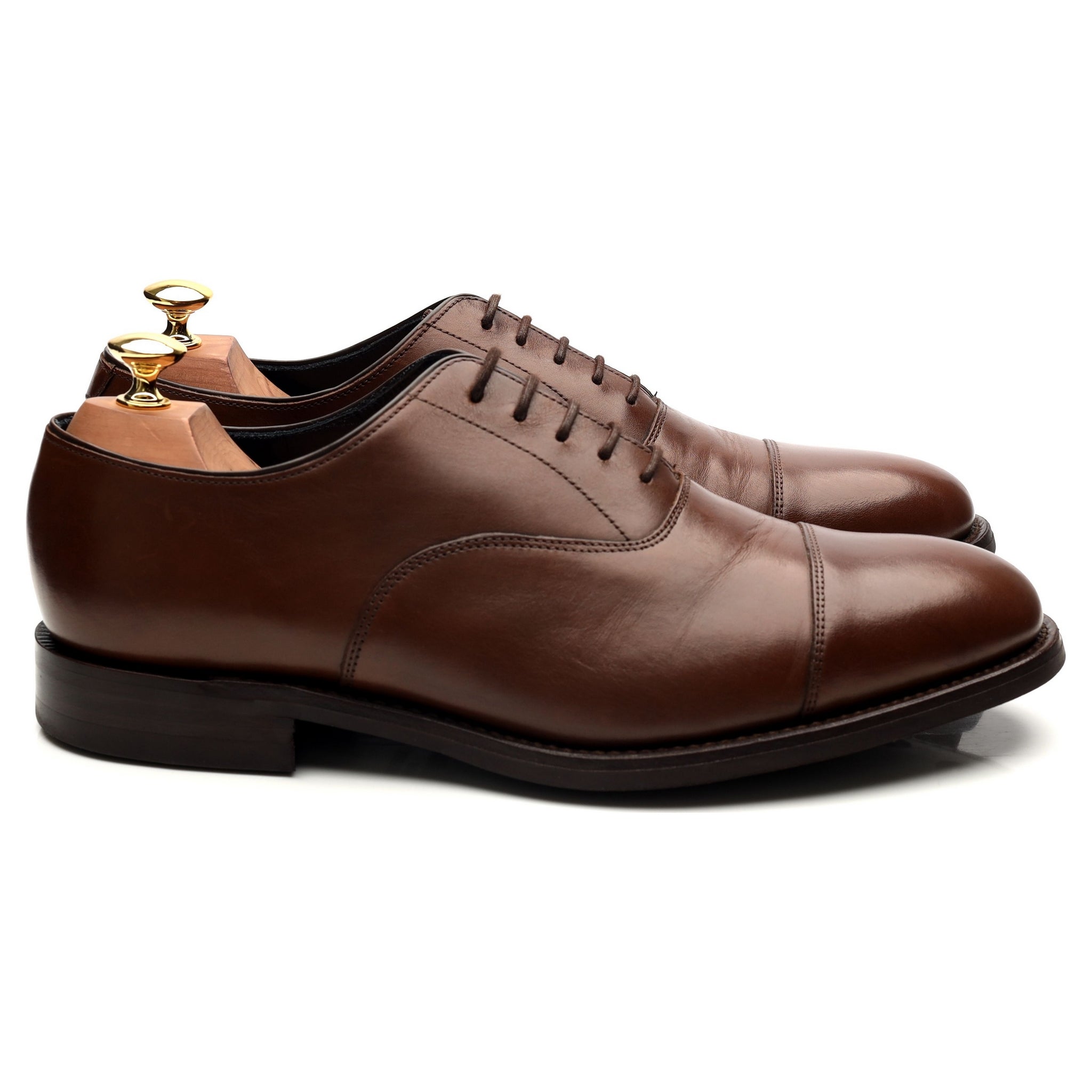 Herring Knightsbridge chaussures oxford marron UK 9.5 cuir