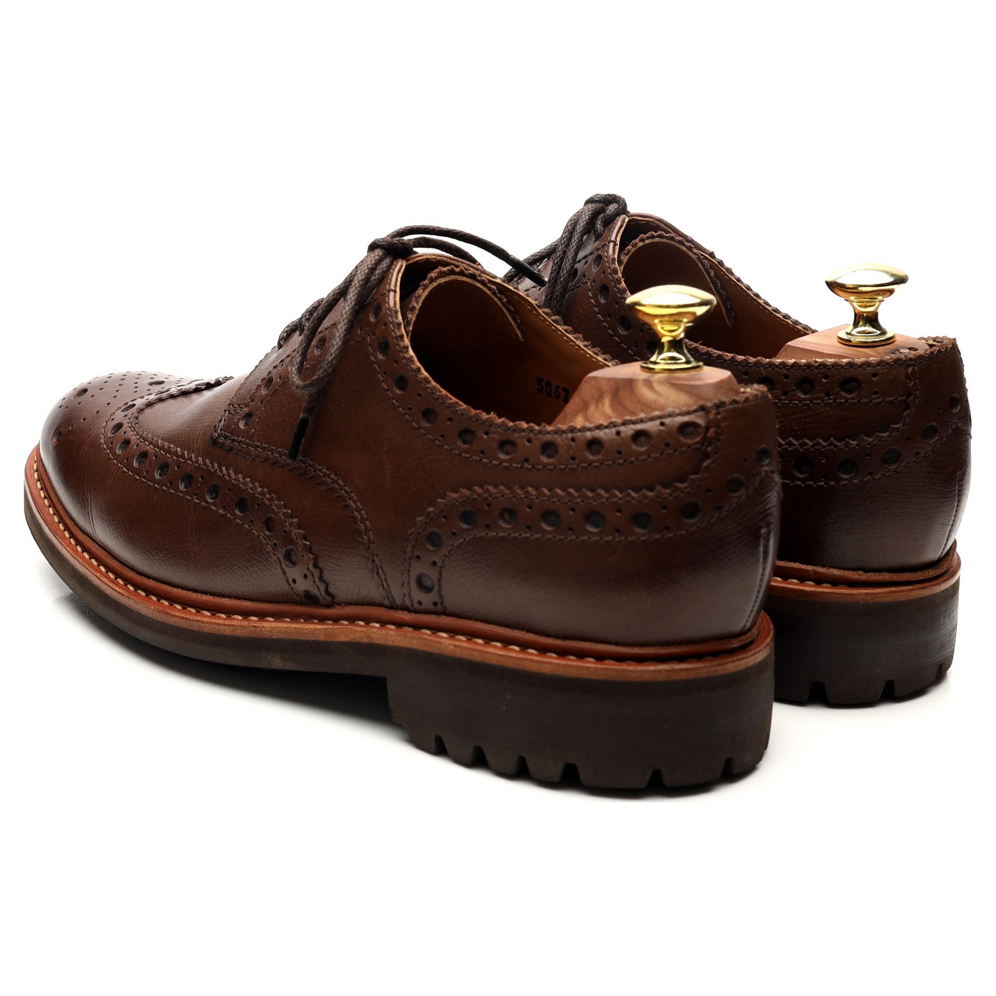 Grenson Archie derby cuir marron UK 7.5