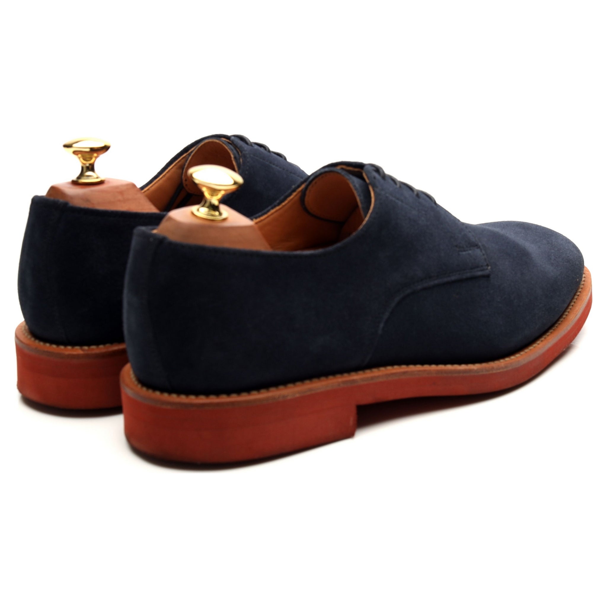 Sanders Jack derbies daim bleu marine pointure UK 9
