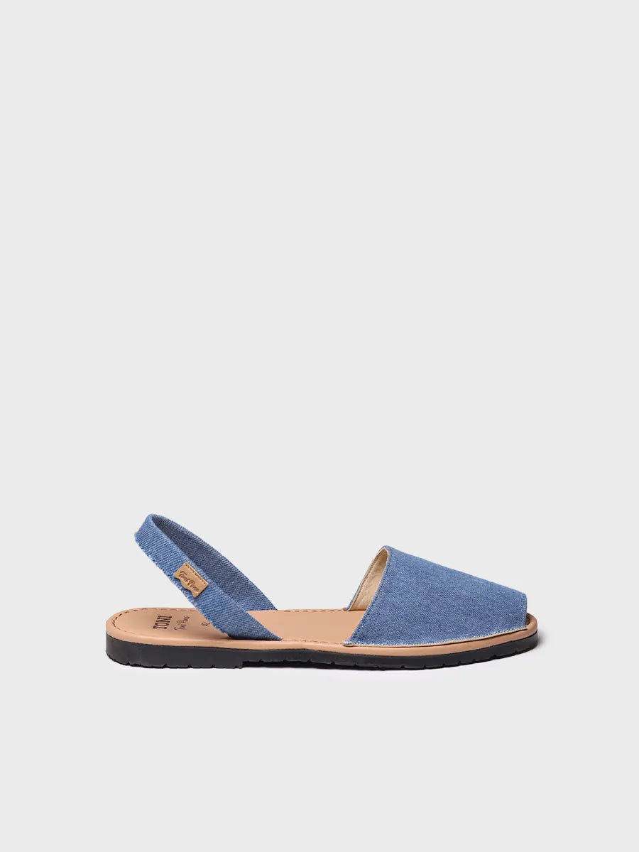 Toni Pons Grau-TX espadrille homme jean denim plate