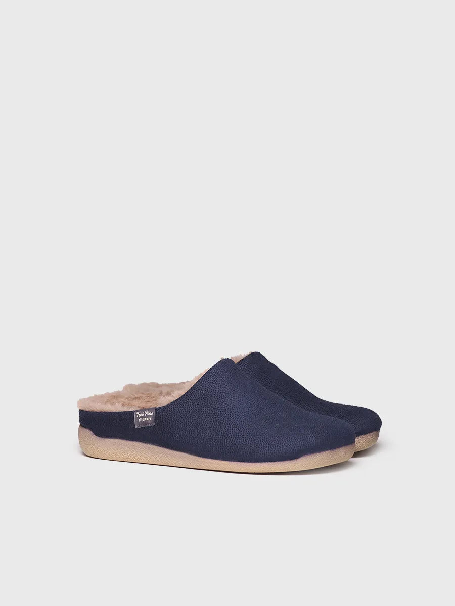 Toni Pons Noti-BD chaussons homme marine chaud
