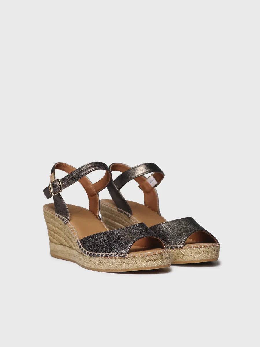 Toni Pons Sia-P espadrilles cuir compensées femme