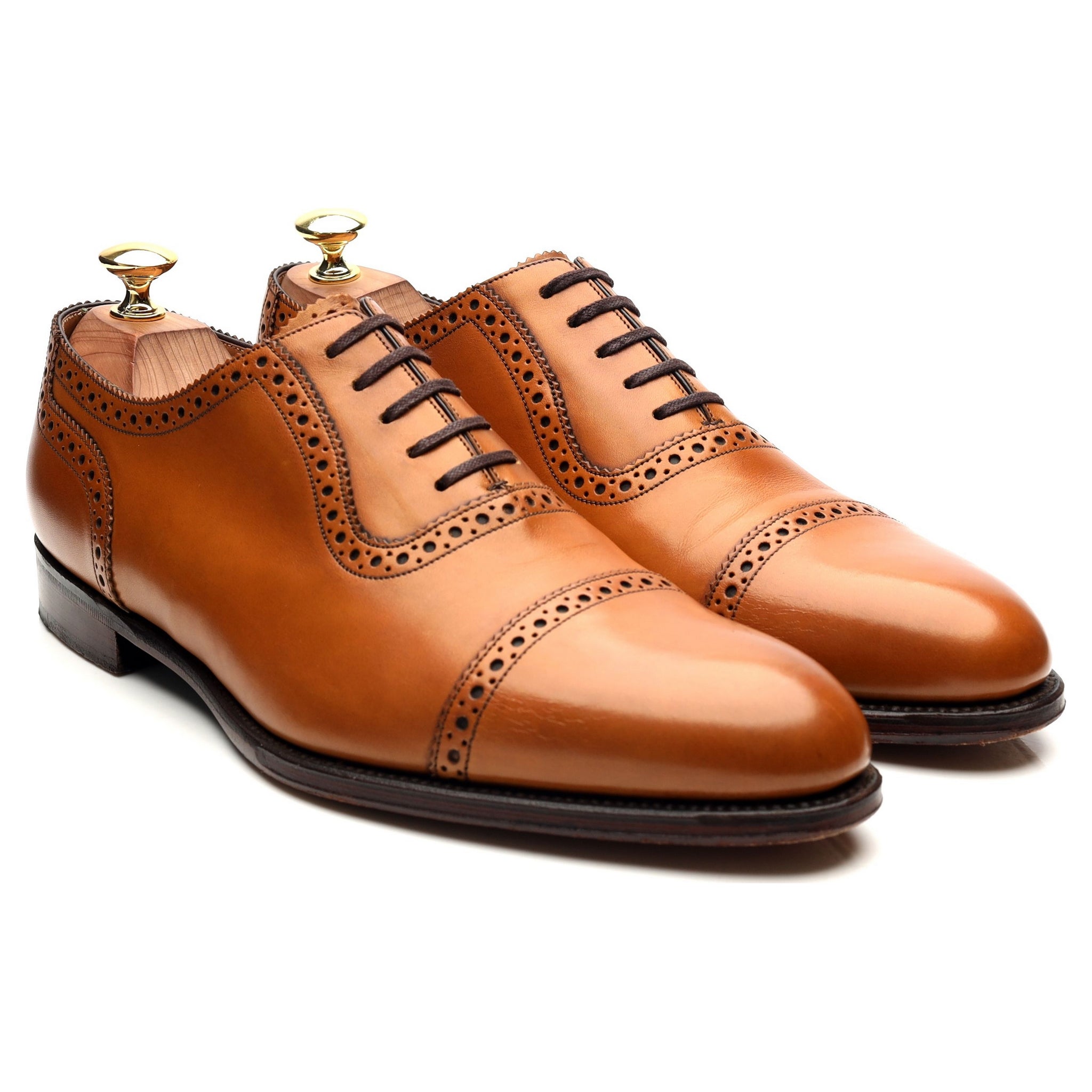 Loake 1880 Trinity oxford marron pointure UK 8.5 cuir