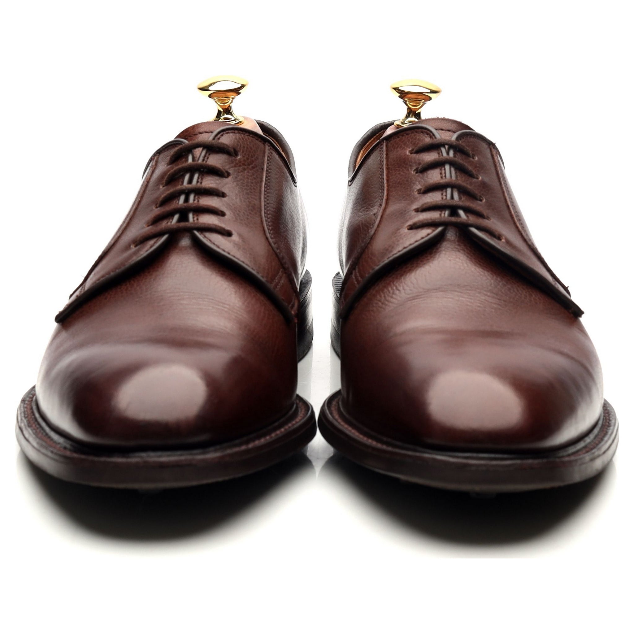 Loake 1880 derby cuir grain marron 9