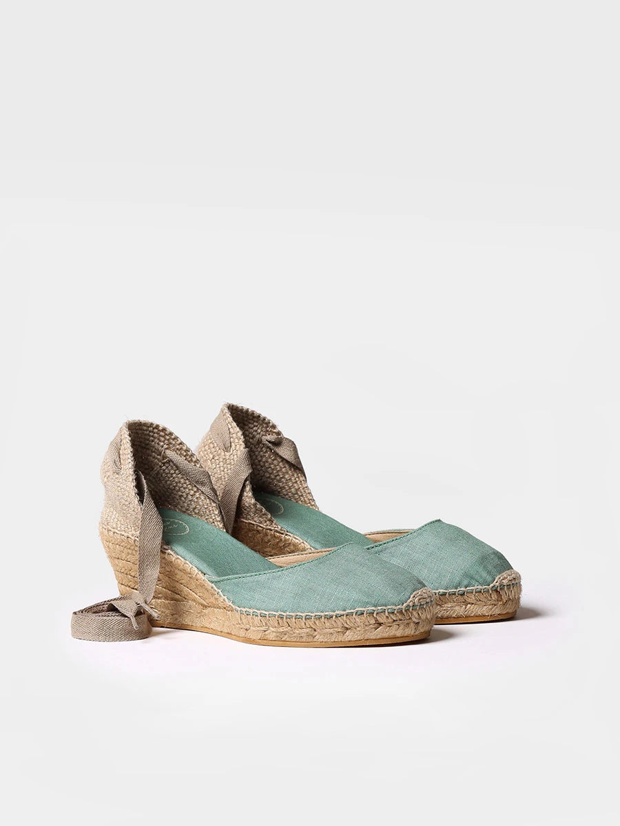 Toni Pons Calonge espadrille compensée vegan rayures