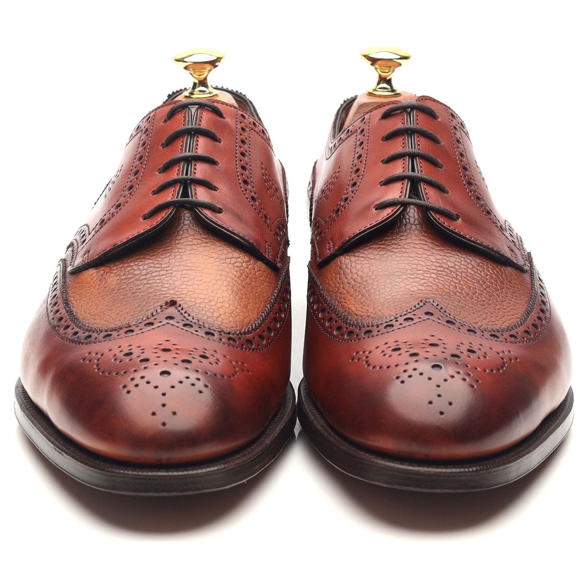 Edward Green Sandringham derby cuir marron UK 9.5