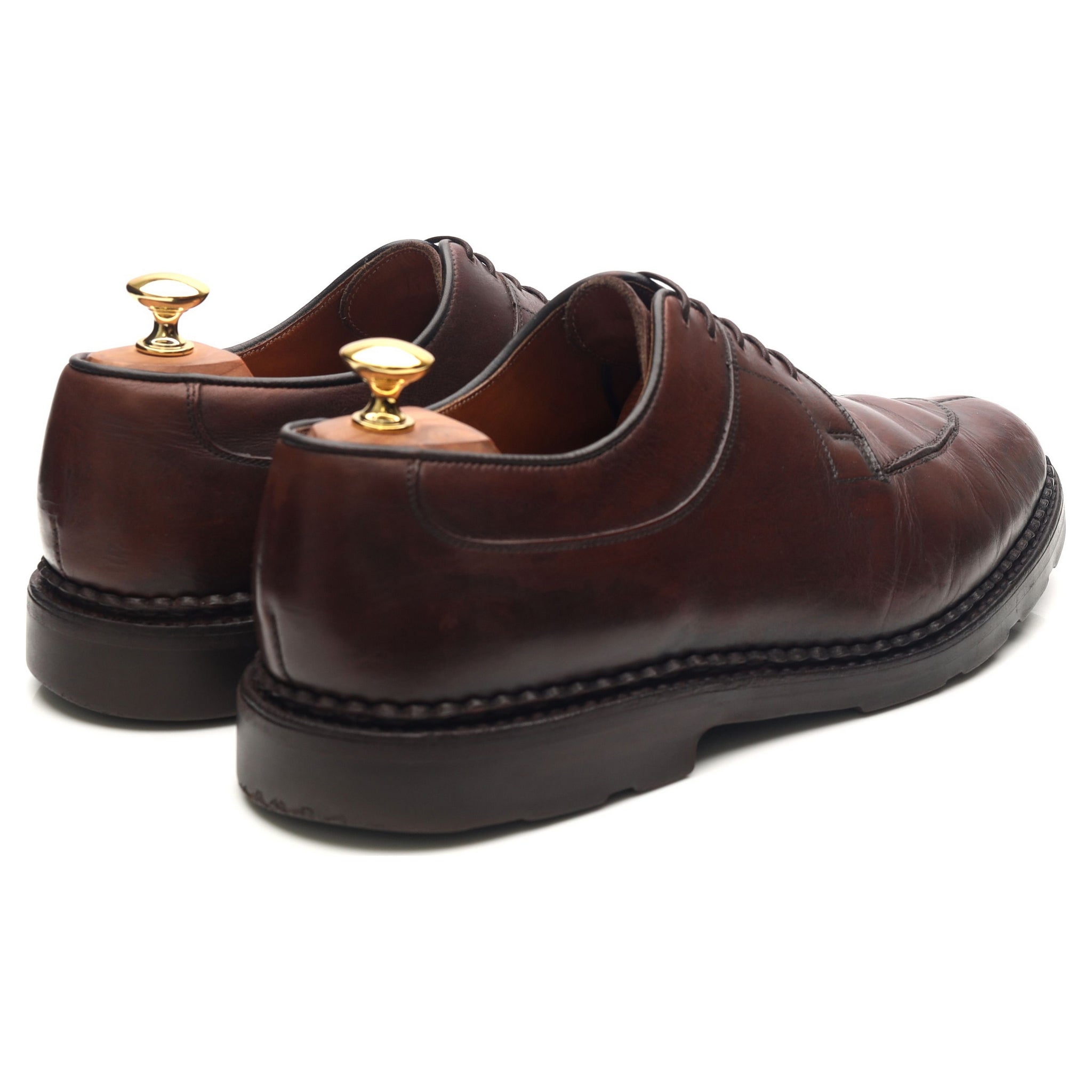 Bowen derby cuir marron foncé UK 10.5