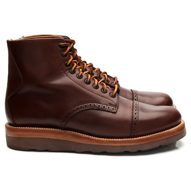 Yuketen Johnson boots cuir marron pointure UK 6.5