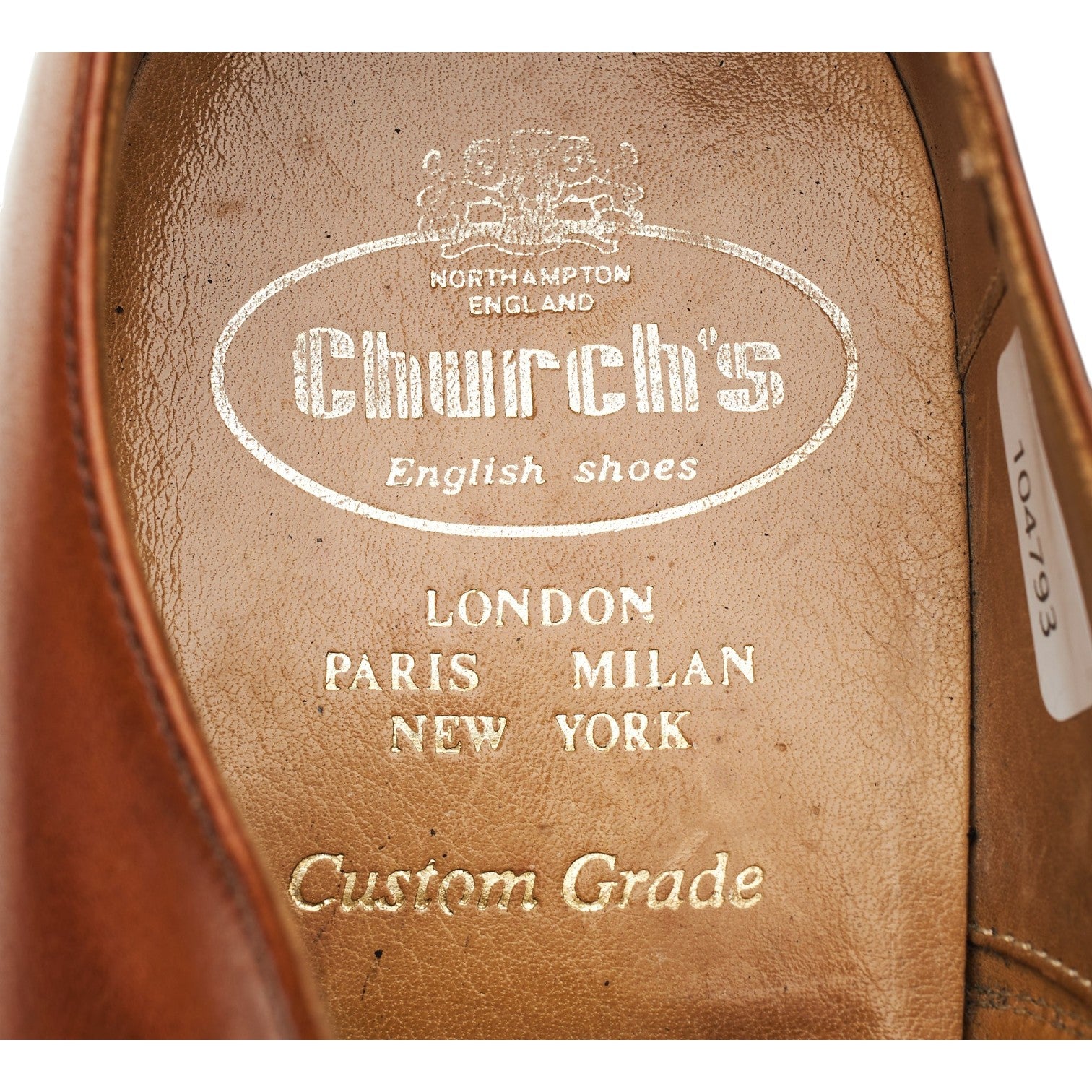 Church's Canberra derbies marron bout droit UK 7