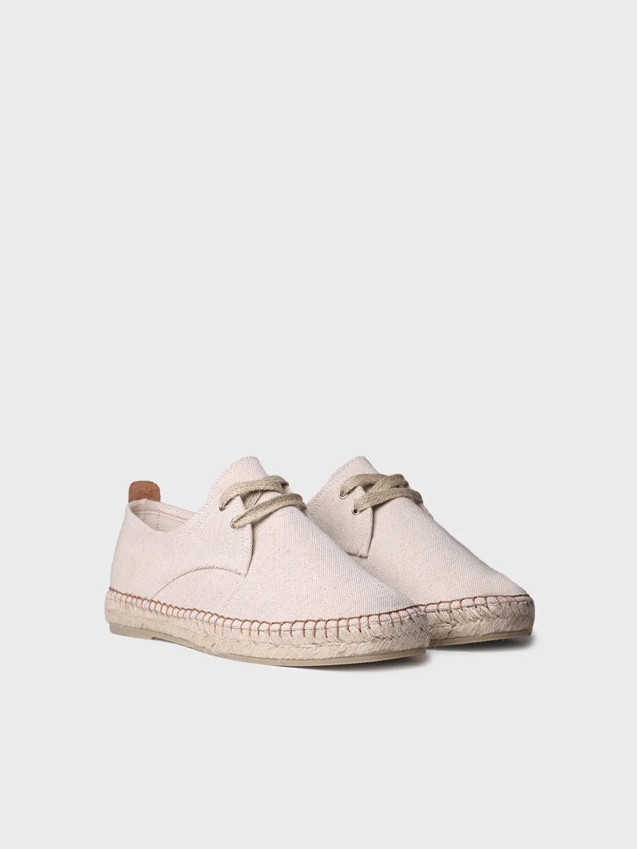 Toni Pons Dixon espadrille homme écru coton et jute