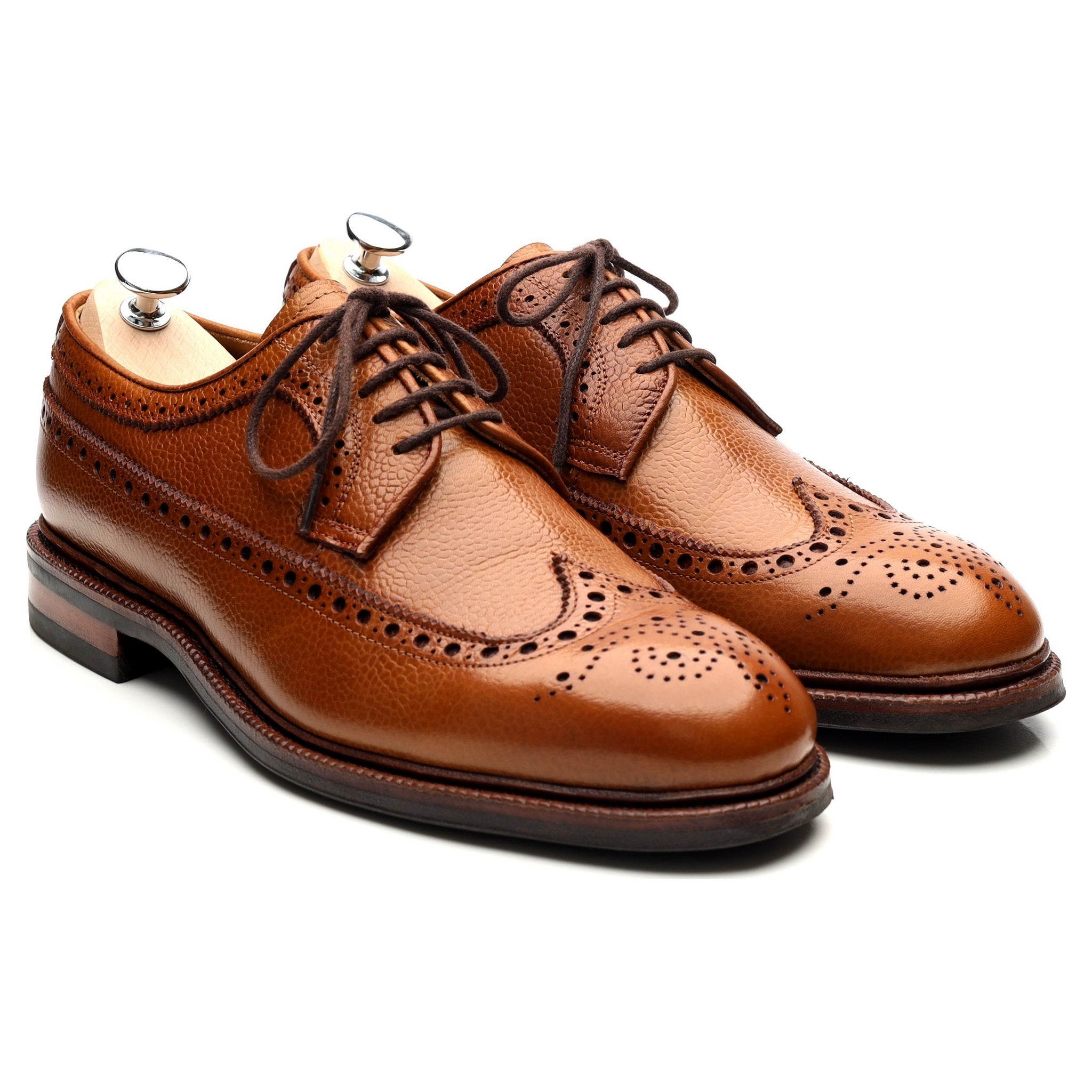 Meermin 101375 derbies cuir grain marron 8