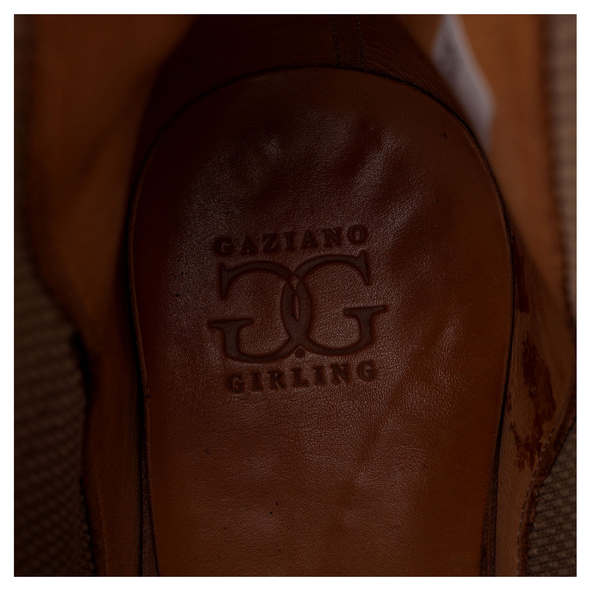 Gaziano & Girling Bespoke boots chelsea daim beige 6 UK