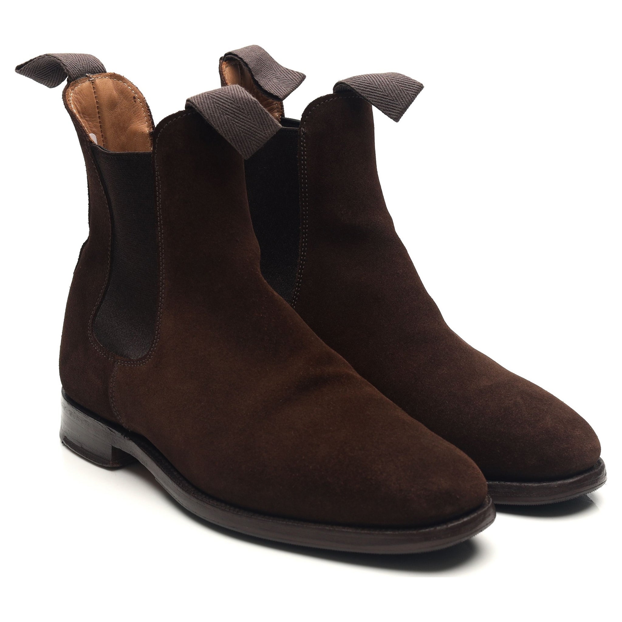 Tricker's Lambourn boots chelsea daim marron pointure UK 6