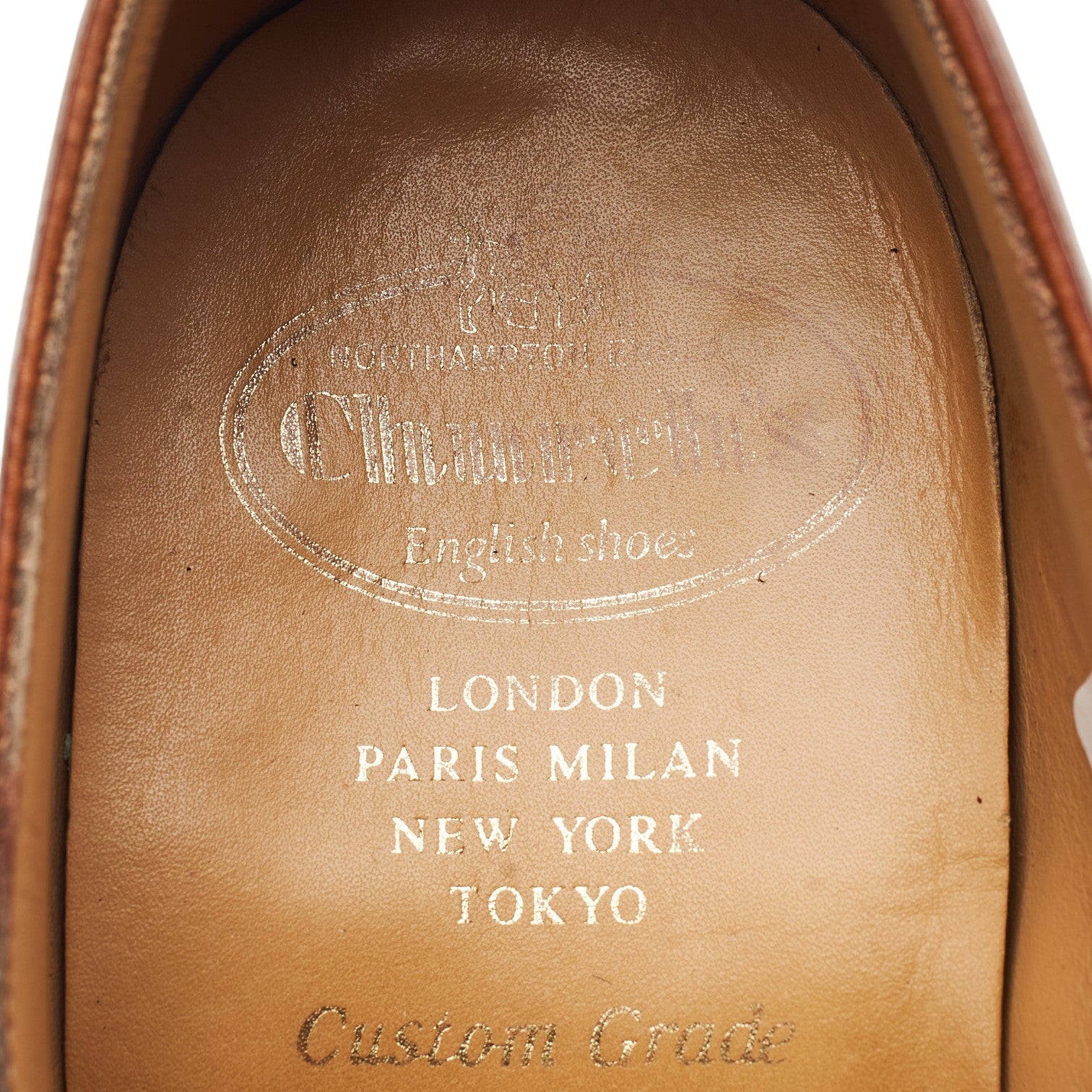 Church's Lisbon chaussures monk cuir marron UK 7,5