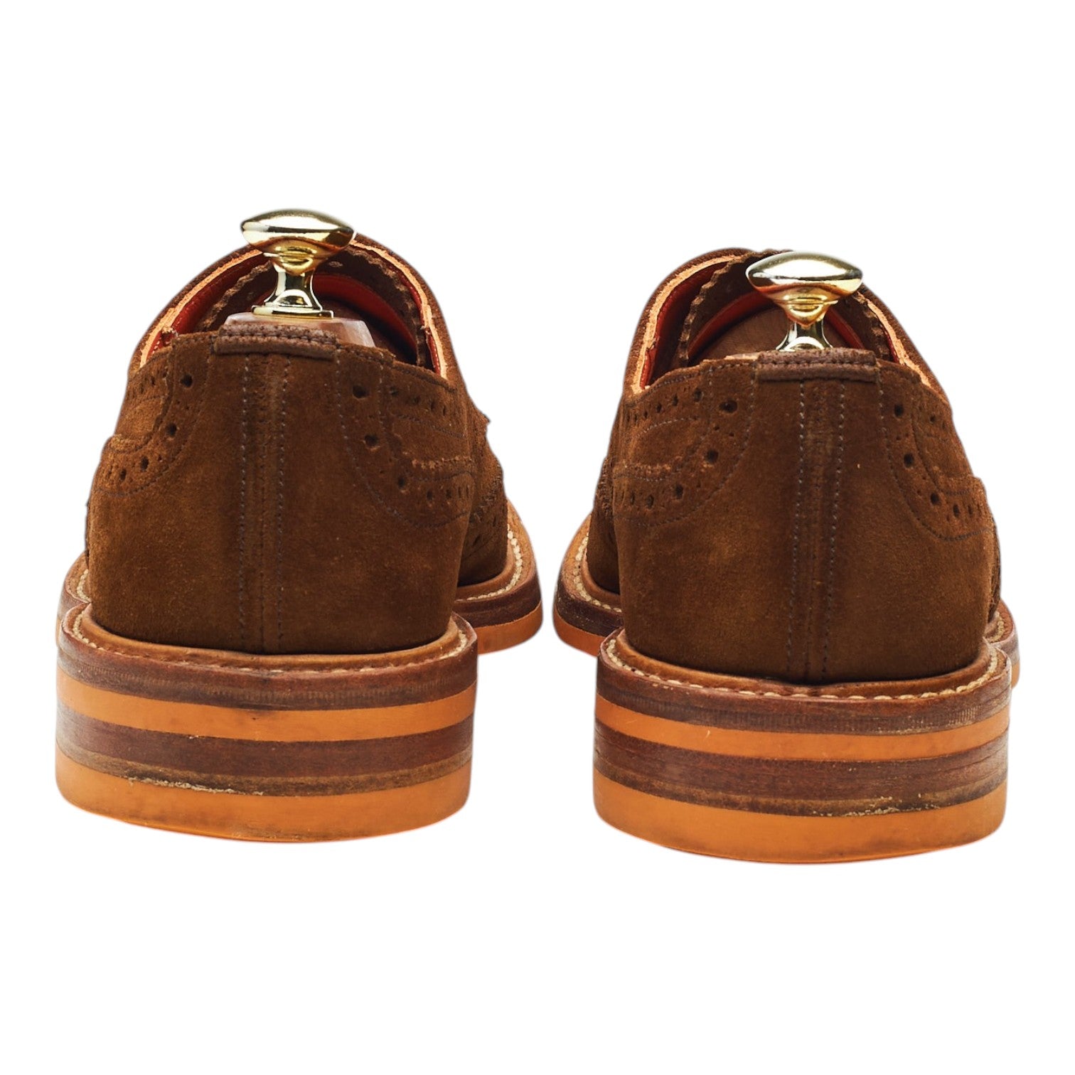 Tricker's Bourton derby daim marron UK 7