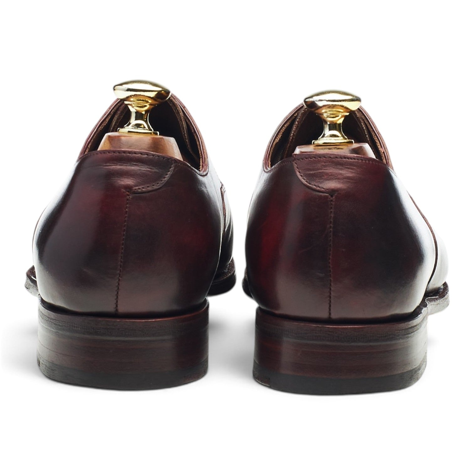 Meermin richelieu cuir bordeaux UK 7.5 bout droit