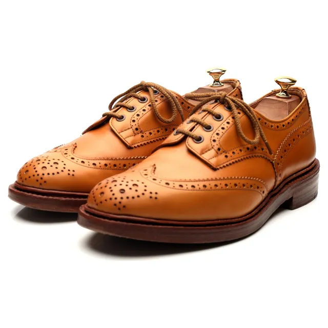 Tricker's Bourton derby cuir camel pointure UK 9.5