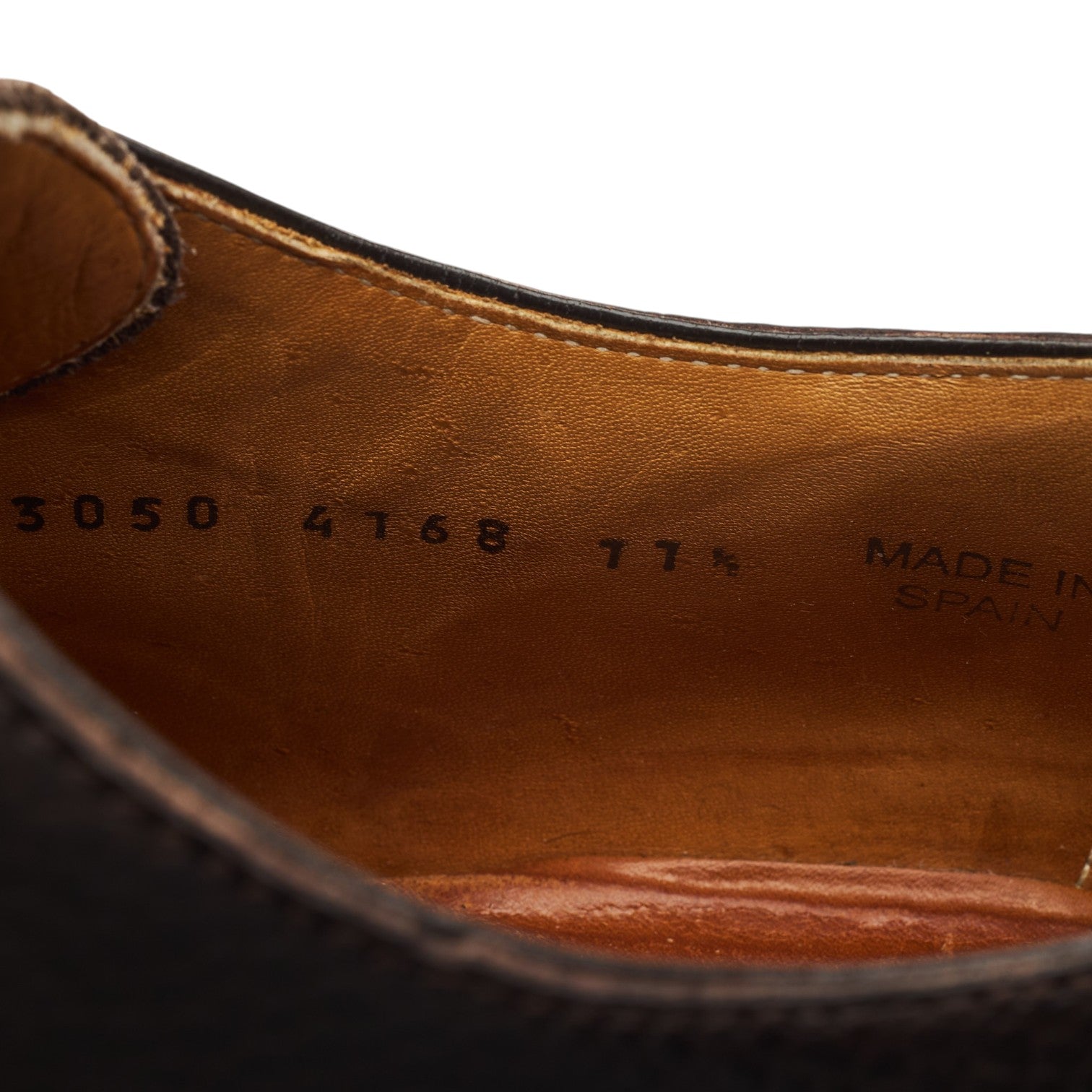 Berwick 4168 derby cuir grain marron pointure UK 11.5