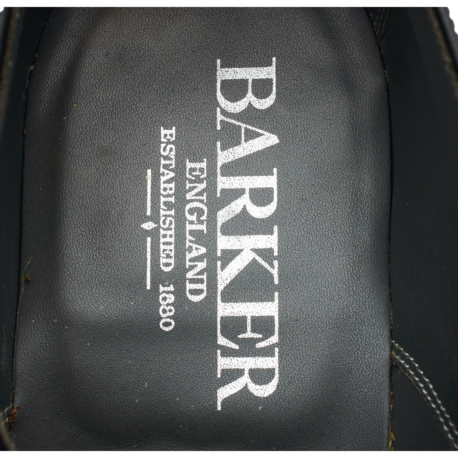 Barker Wickham derbies cuir noir 9 UK