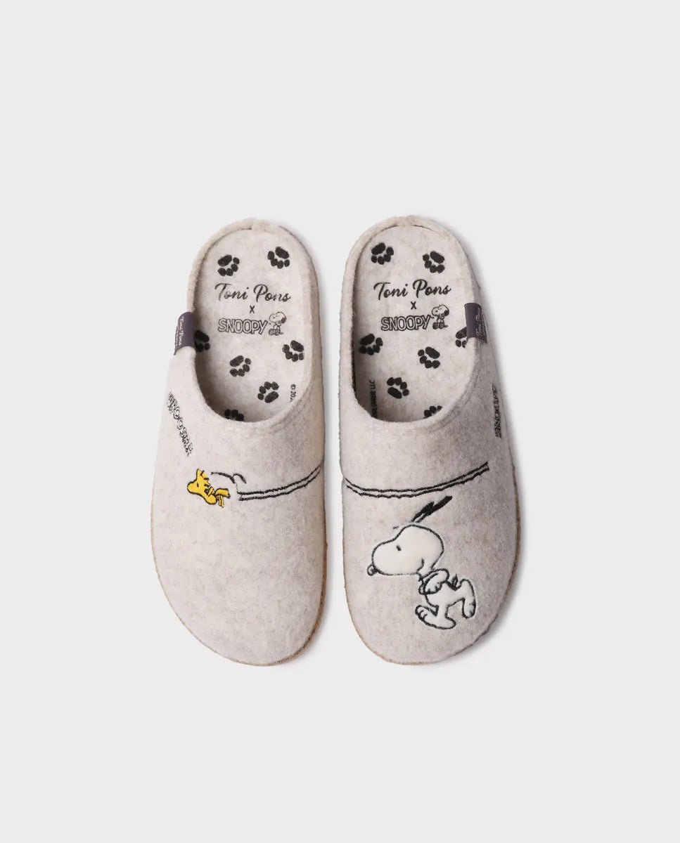 Toni Pons Snoopy mule femme feutre confort