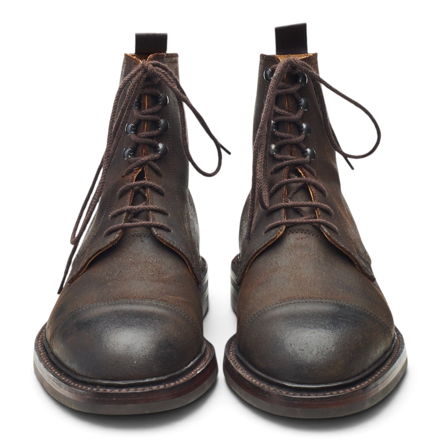 Crockett & Jones Coniston boots suède marron UK 6