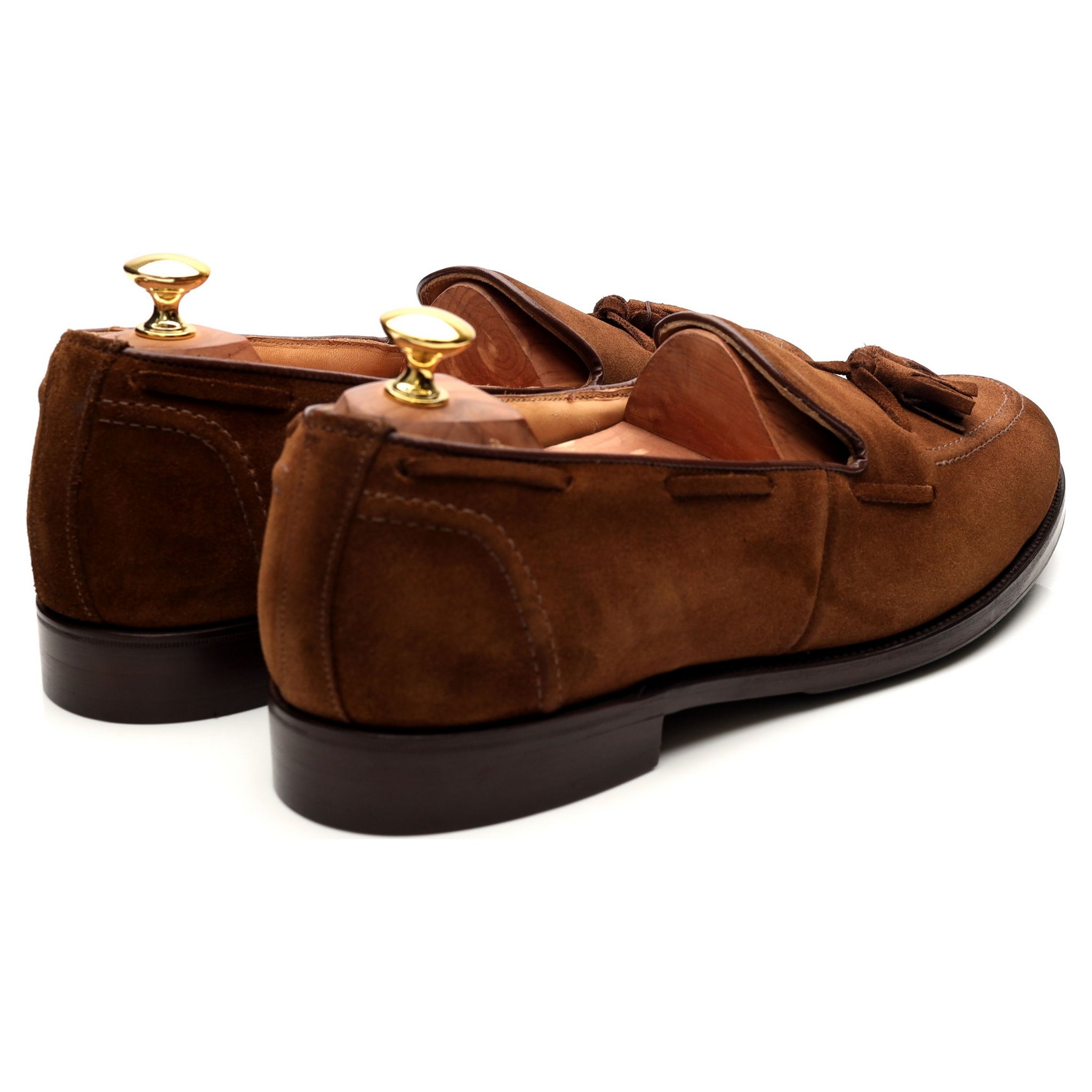Tricker’s Tassel loafers daim marron 10.5 UK
