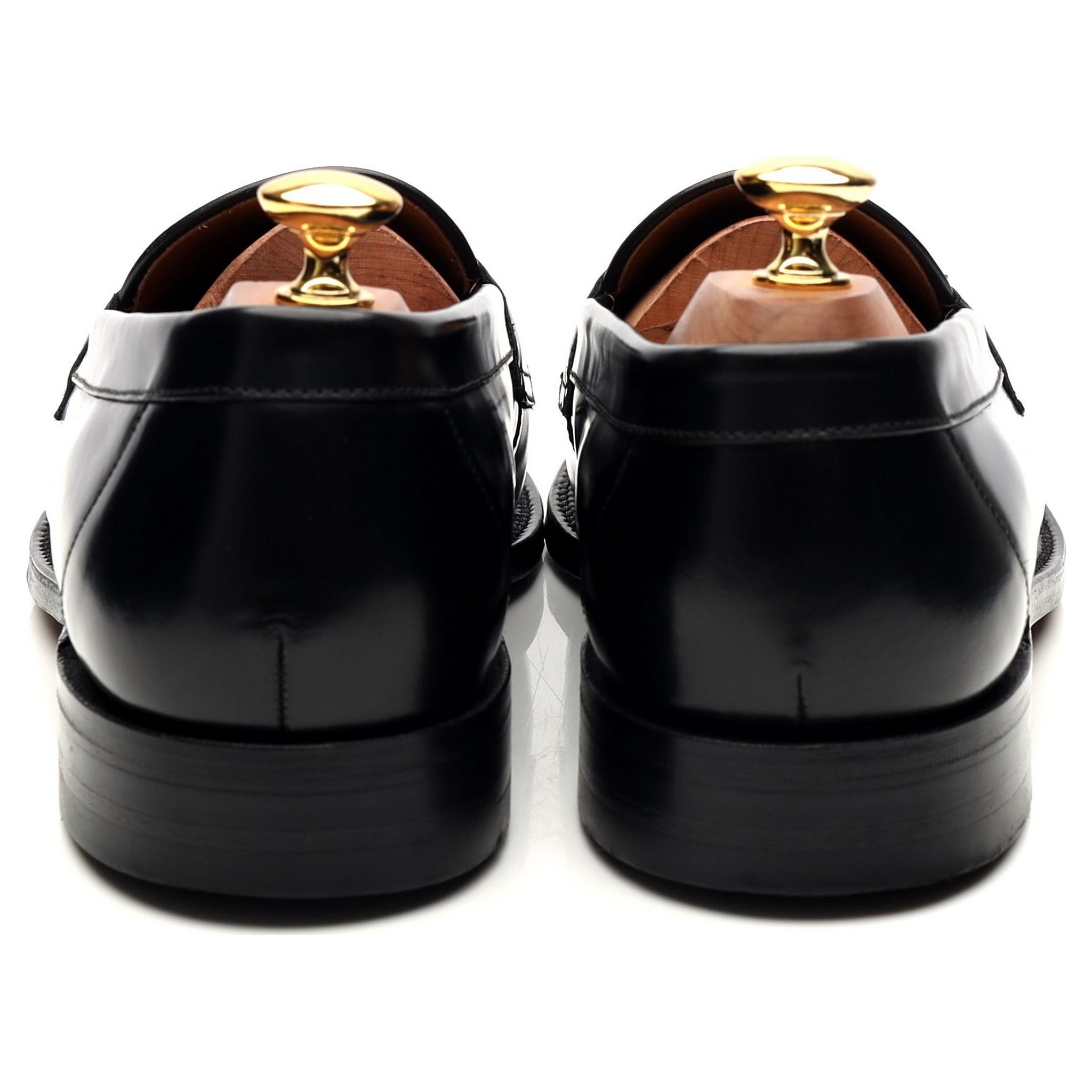Loake Eton mocassin cuir noir pointure UK 9