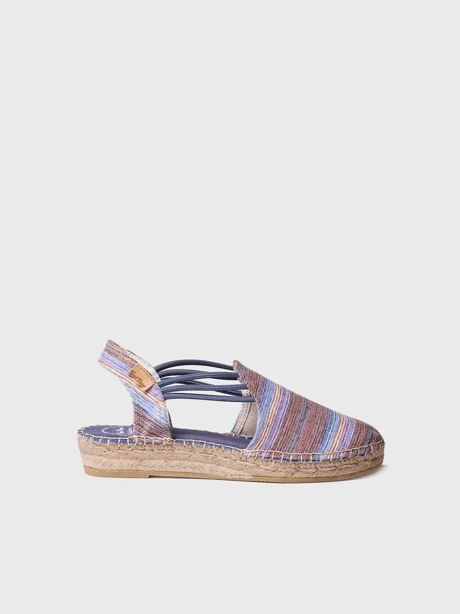 Toni Pons Noa-HV espadrilles bleues élastiques vegan