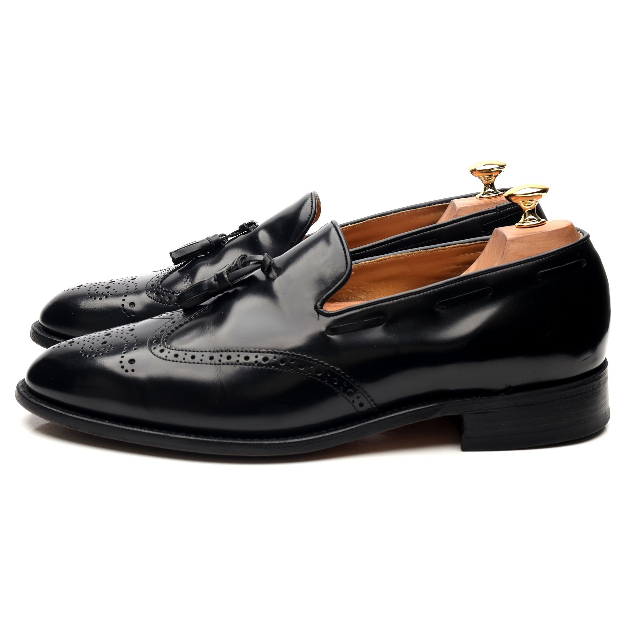 Barker Clive mocassins cuir noir UK 10,5 homme