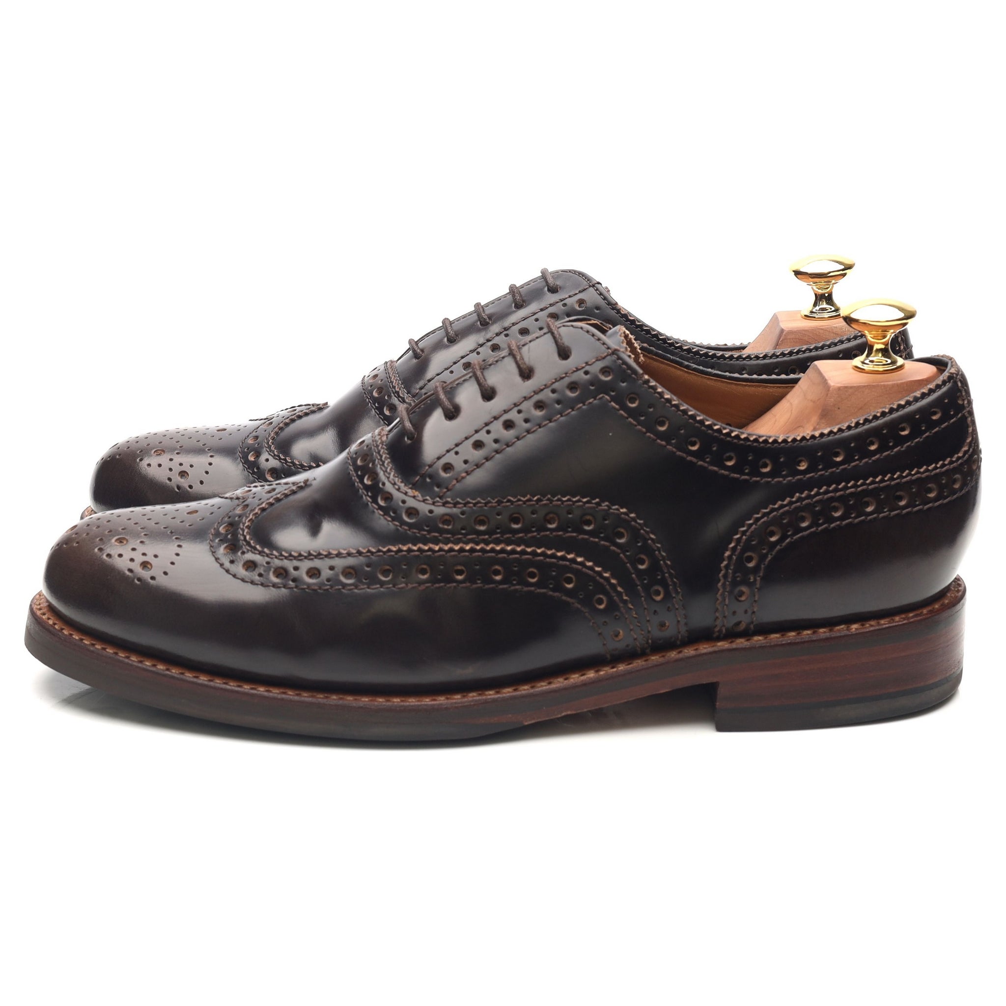 Grenson Stanley derbies cuir marron pointure UK 9 G