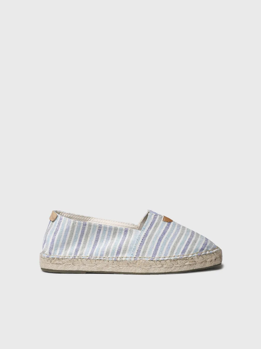 Toni Pons Blanes-RN espadrilles plates toile rayée vegan