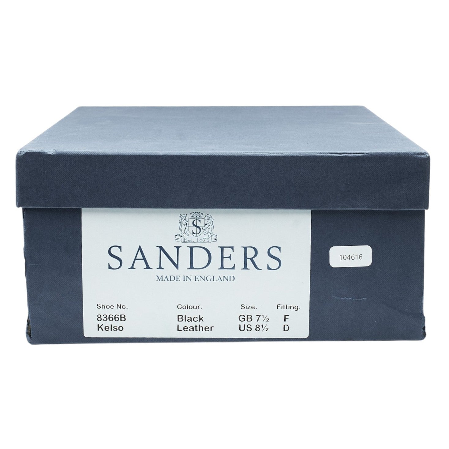 Sanders Kelso bottines cuir noir pointure UK 7.5
