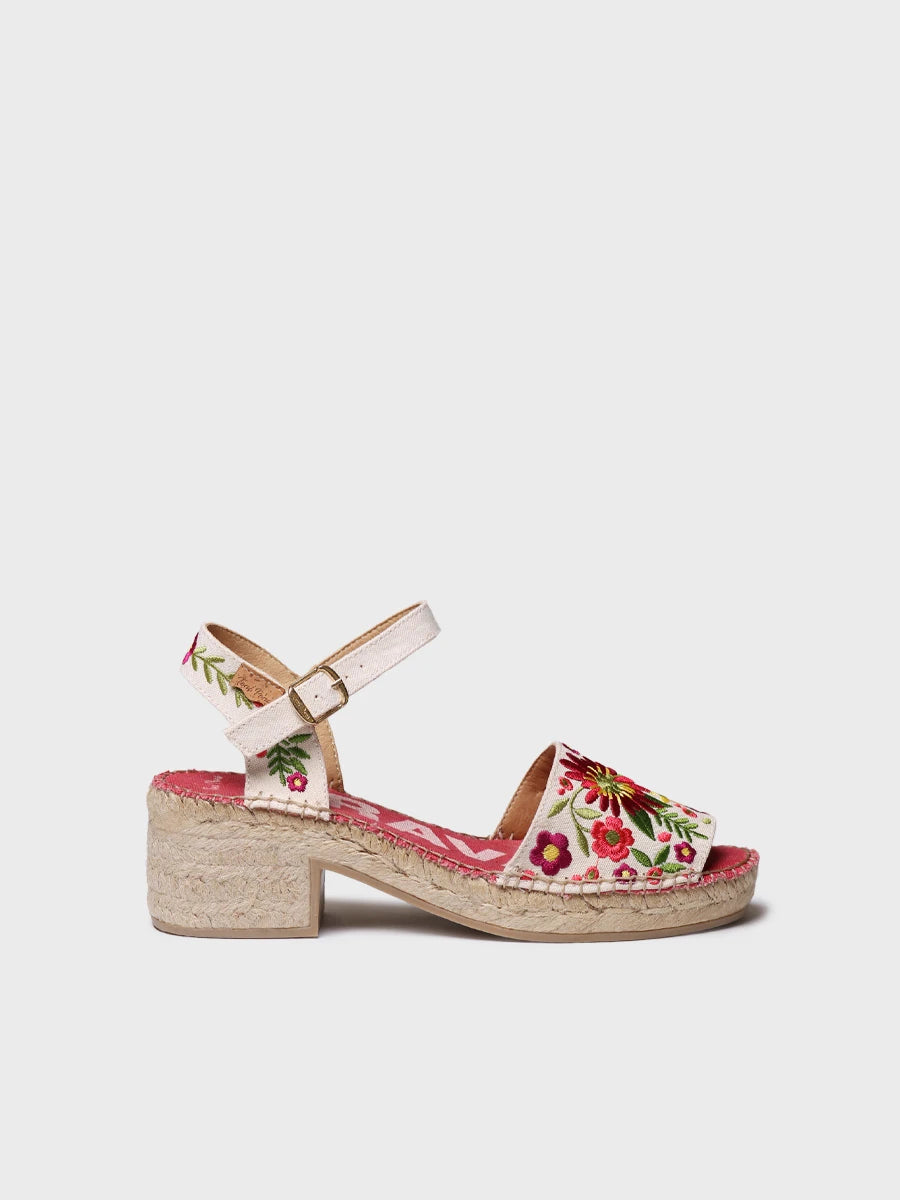 Toni Pons Tamariu espadrilles talon 3,5 cm brodées