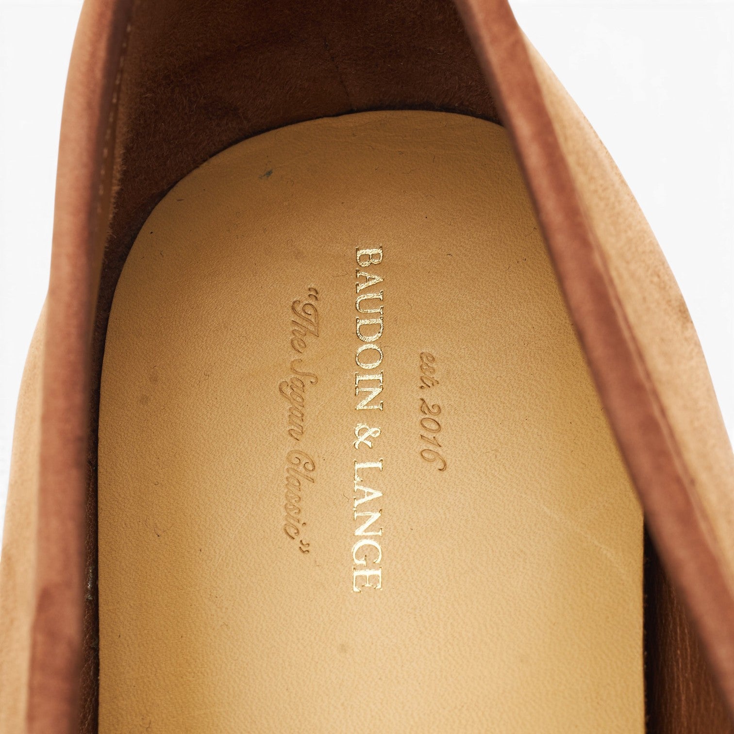 Baudoin & Lange Sagan Classic mocassin daim UK 11.5