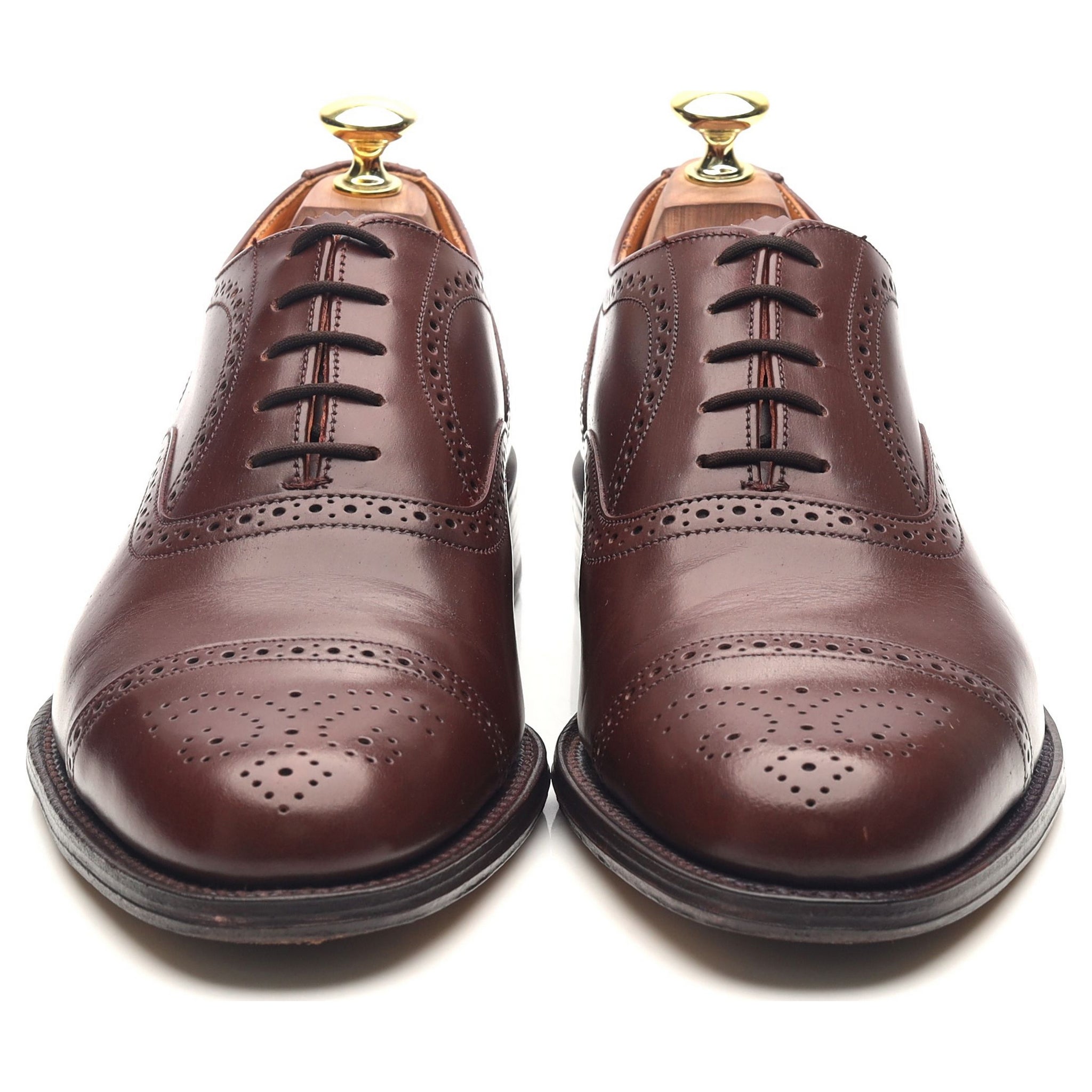 Loake chaussures oxford cuir bordeaux pointure UK 7