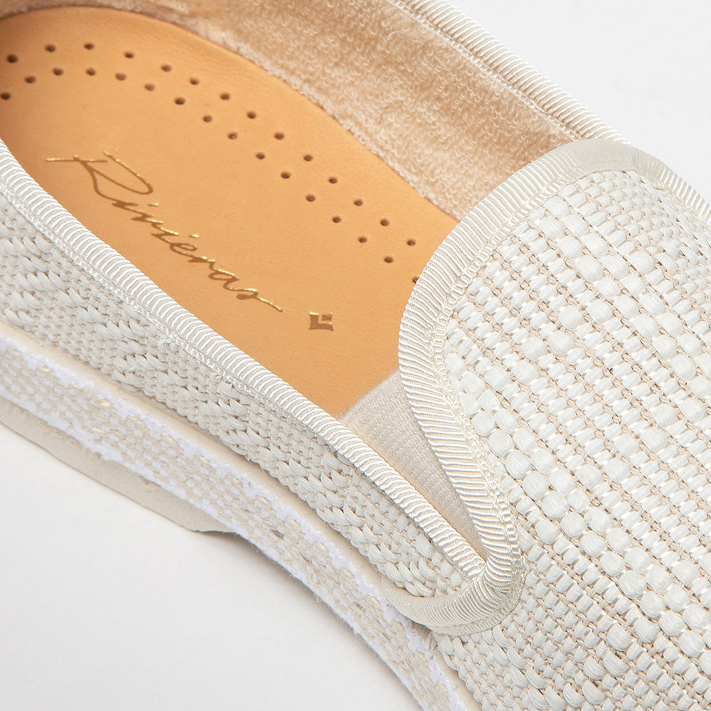 Rivieras Classic 1509 espadrille raphia ivoire