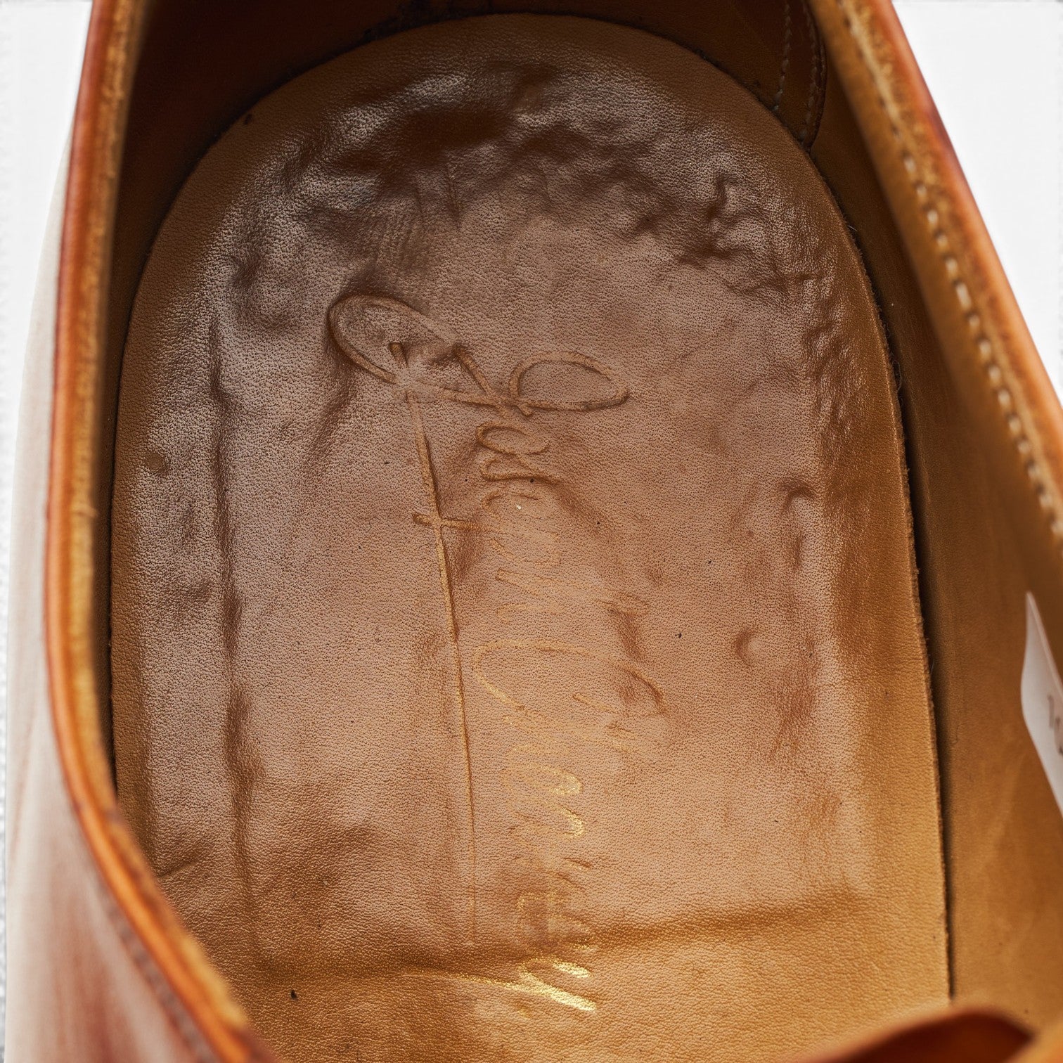 Cheaney Lowry richelieu cuir marron clair UK 8