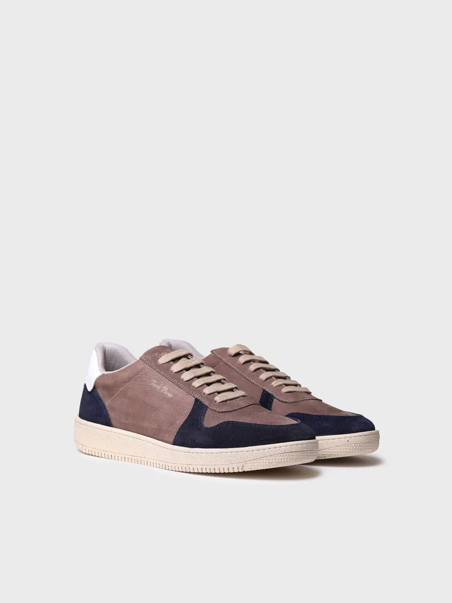 Toni Pons Dublin baskets daim taupe homme