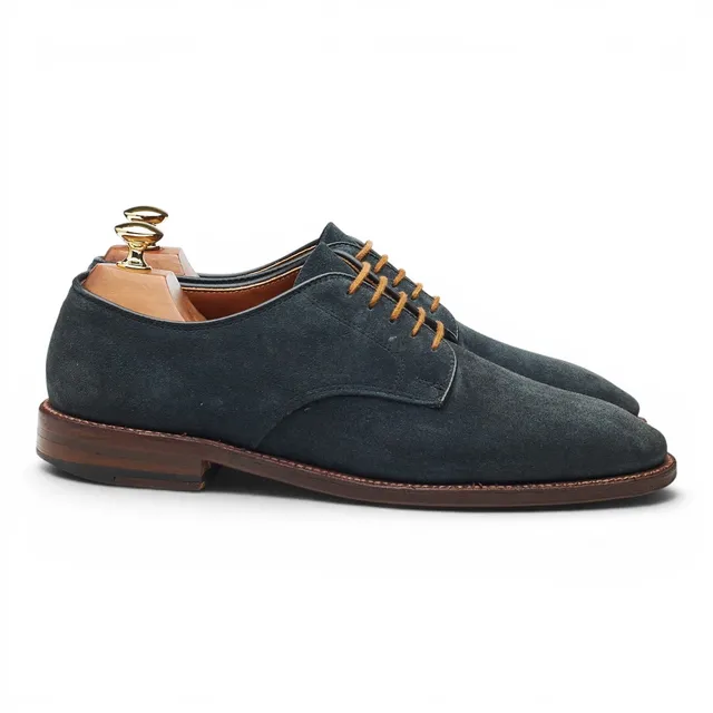 Alden 29143 derbies suède bleu marine UK 7.5