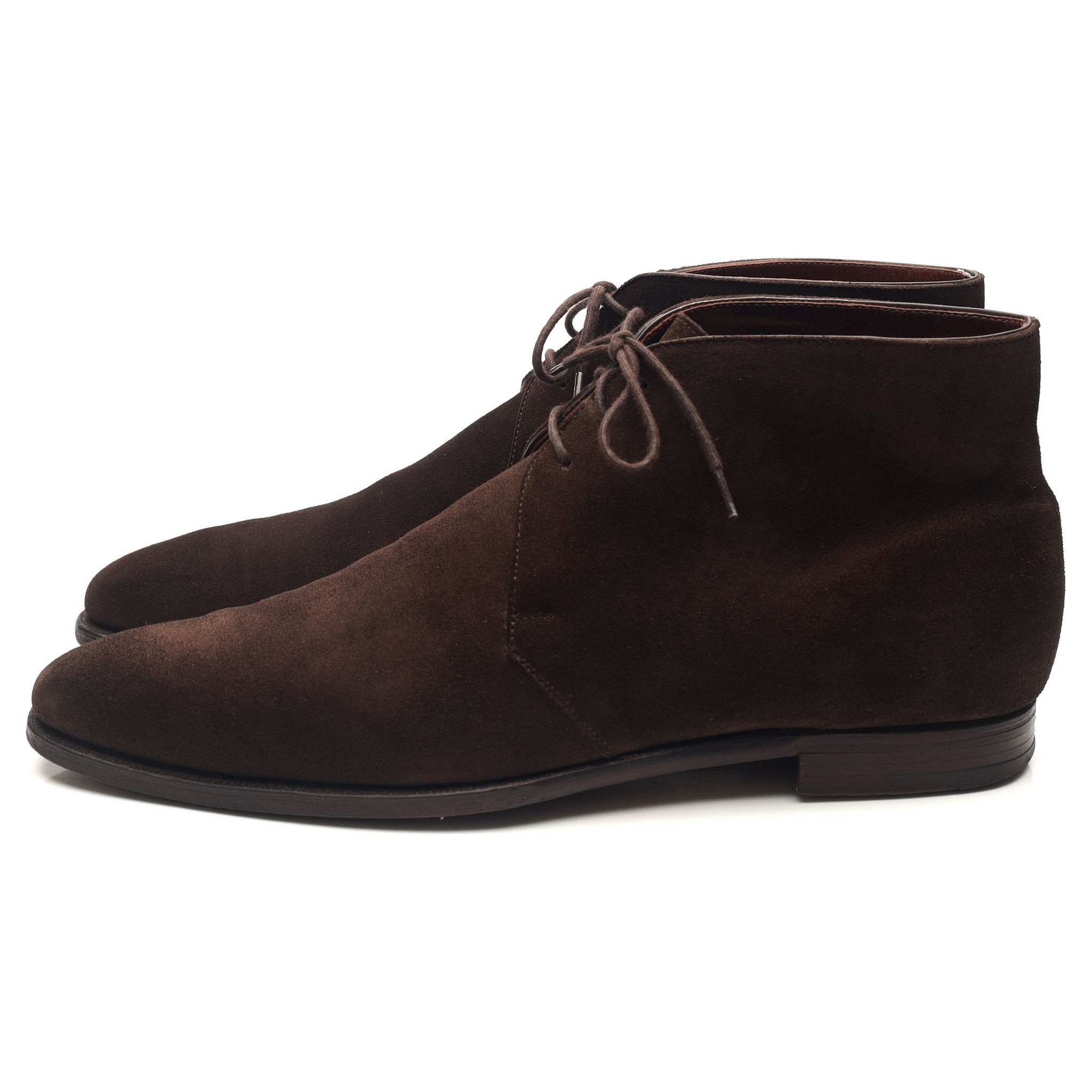 George Cleverley Nathan boots chukka daim marron UK 9