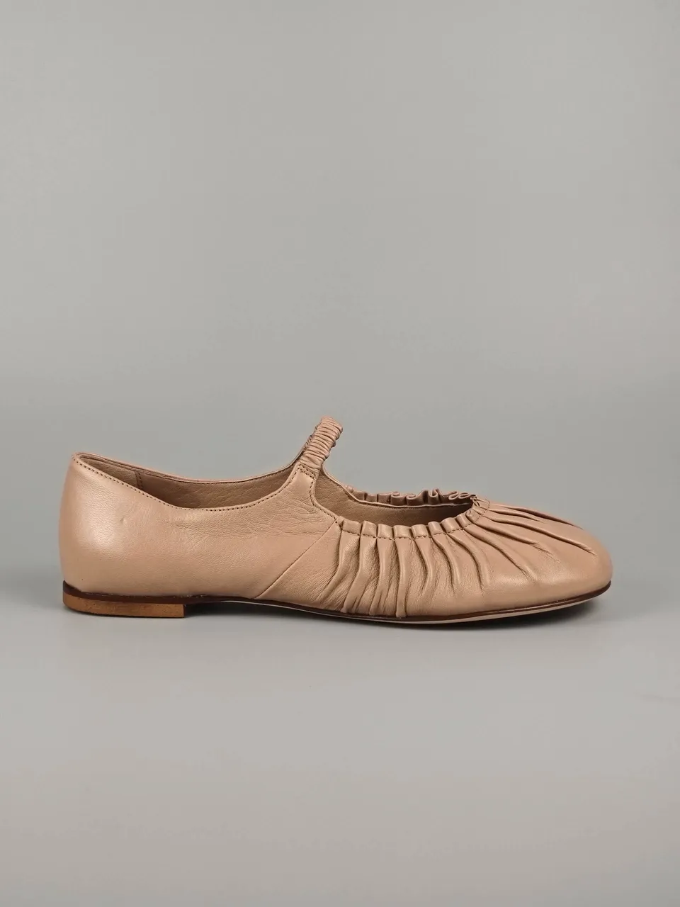 Lorena Paggi Glove ballerines cuir sable