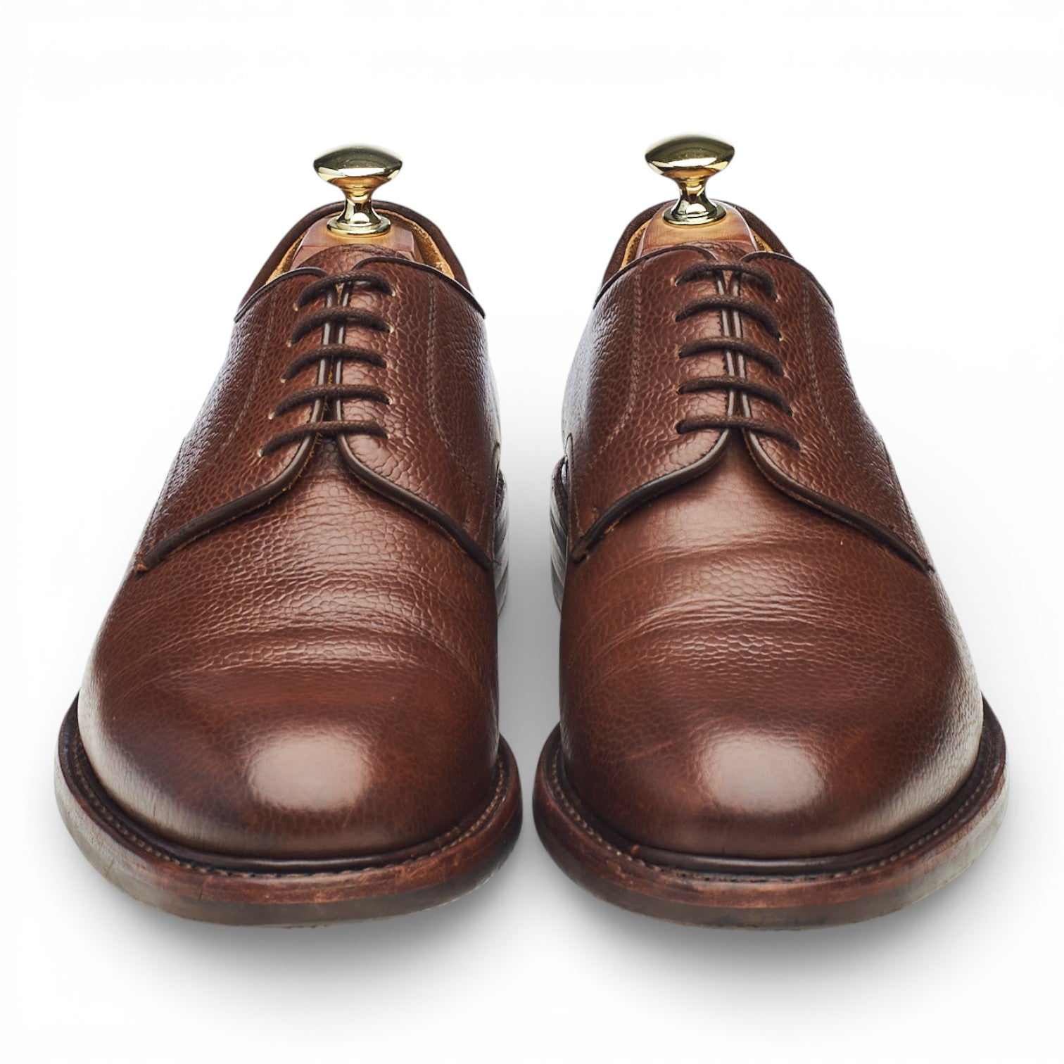 Berwick 4169 derby cuir grainé marron UK 7