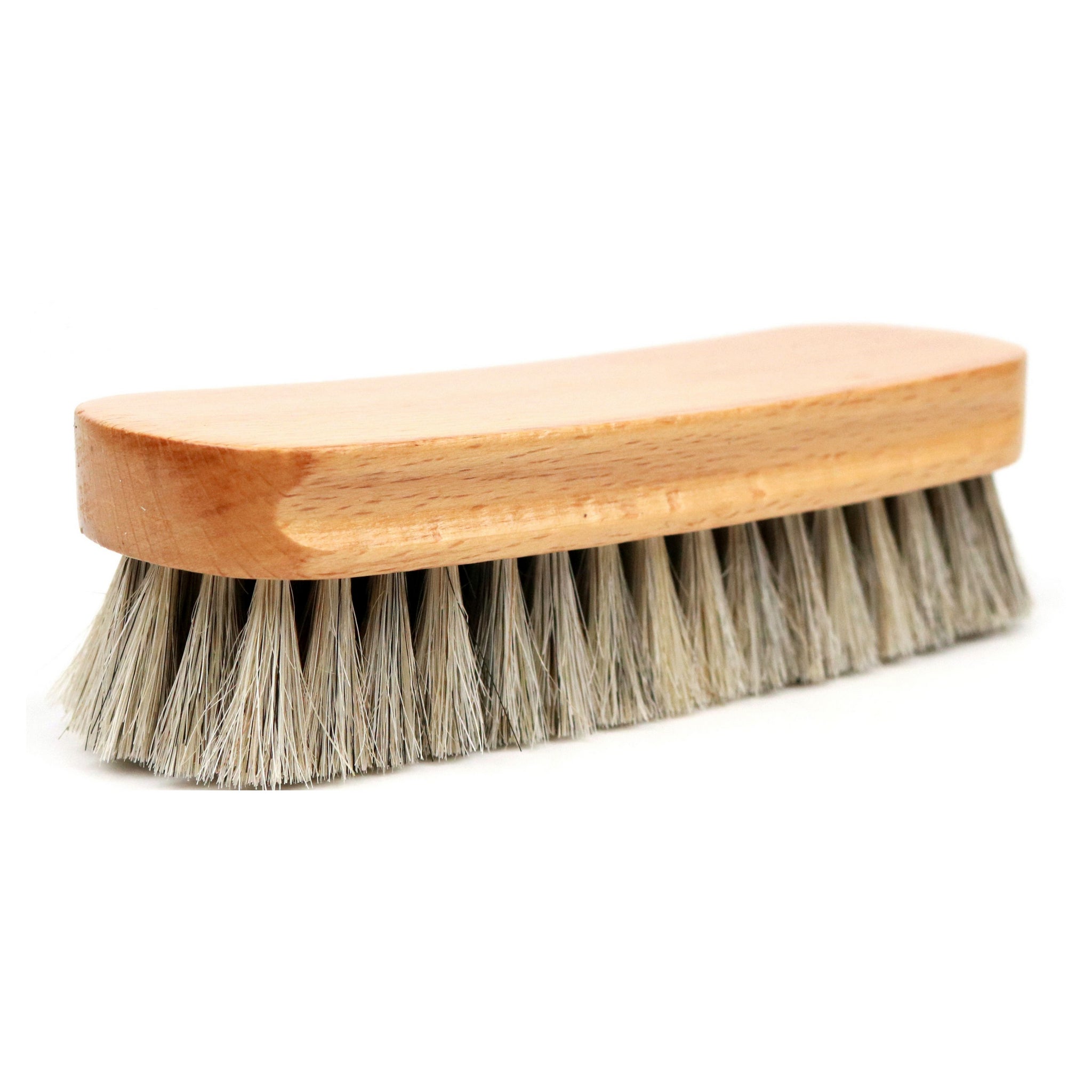 Abbot's Shoes Large brosse à chaussures crin de cheval 18 cm