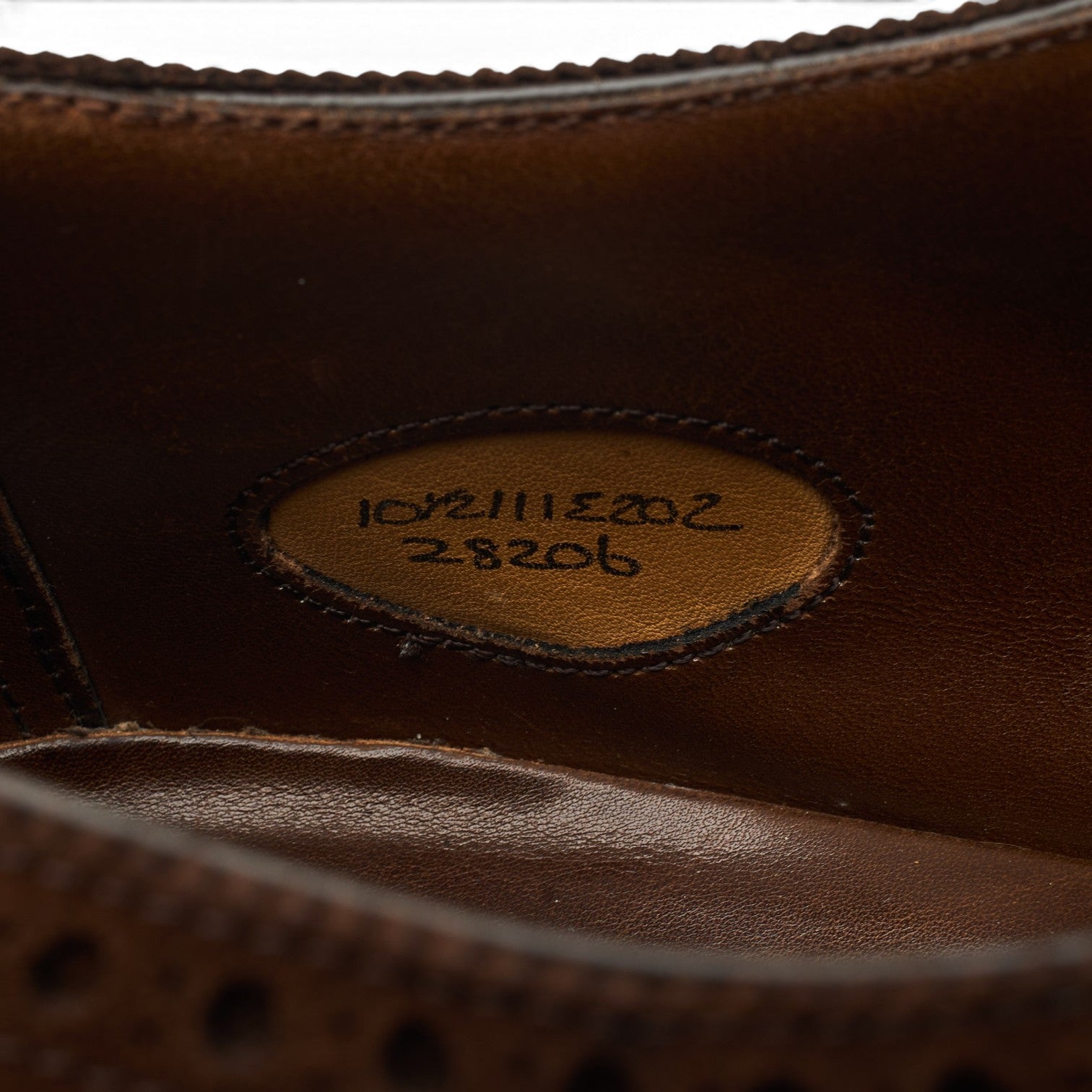 Edward Green Canterbury richelieu daim marron UK 10,5