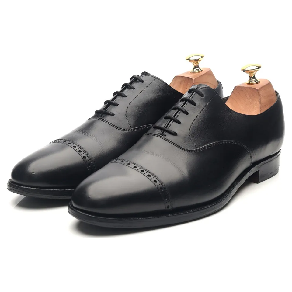 Gordon Scott Putney oxford cuir noir UK 10