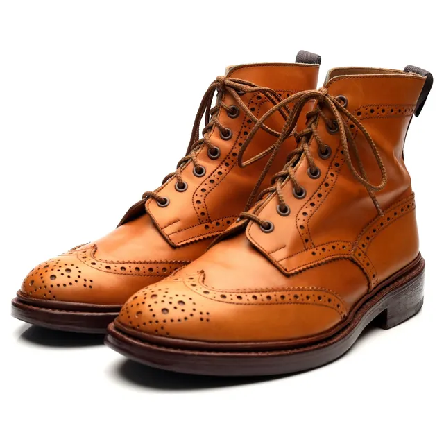 Tricker's Stow bottines cuir marron clair 9