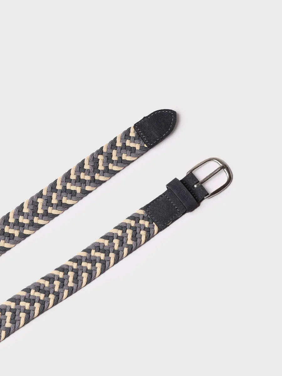 Toni Pons Nadina ceinture femme écru tressée élastique
